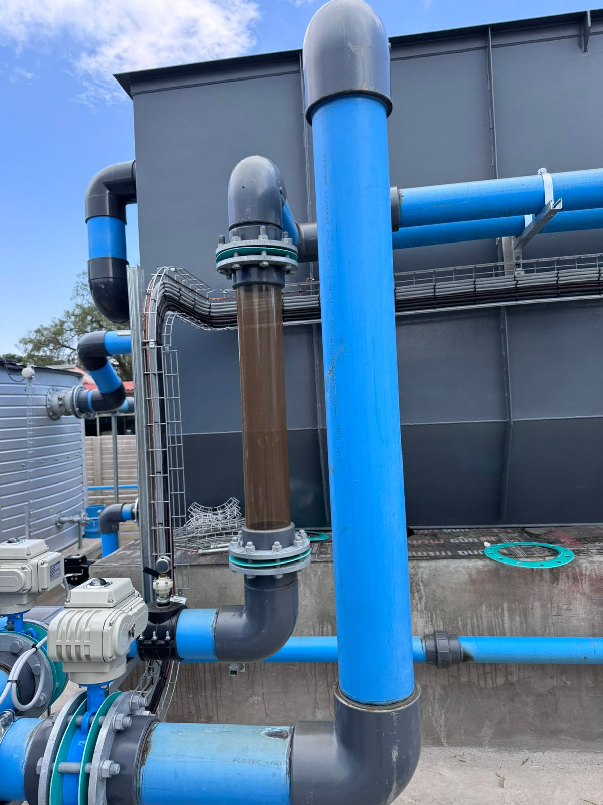 Water treatment plant infrastructure